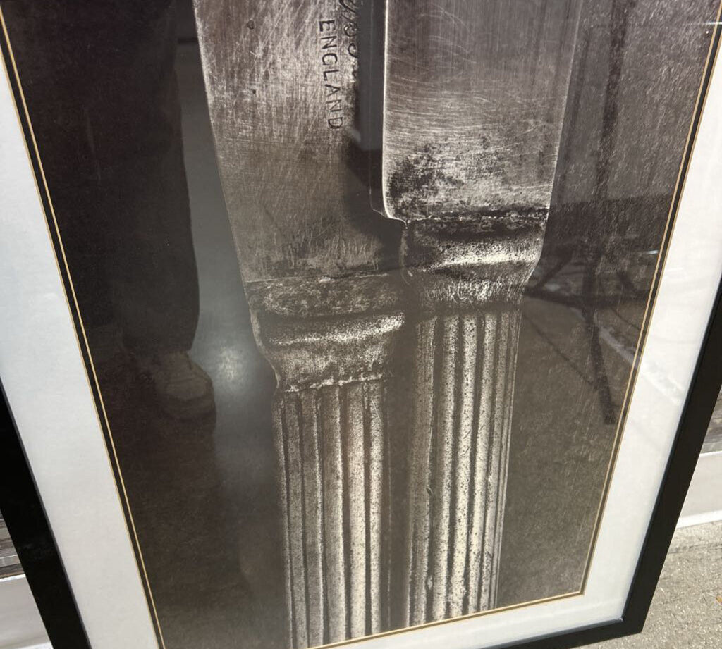 "Two Knives" Bob Carlos Clarke Framed Print ART WORK 25x33