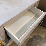Restoration Hardware Callum 1-Drawer NIGHTSTAND Weathered White 23w16d20h