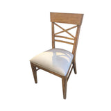 Ethan Allen X-Back Occasional Chair DINING CHAIRS 21w18d36hX