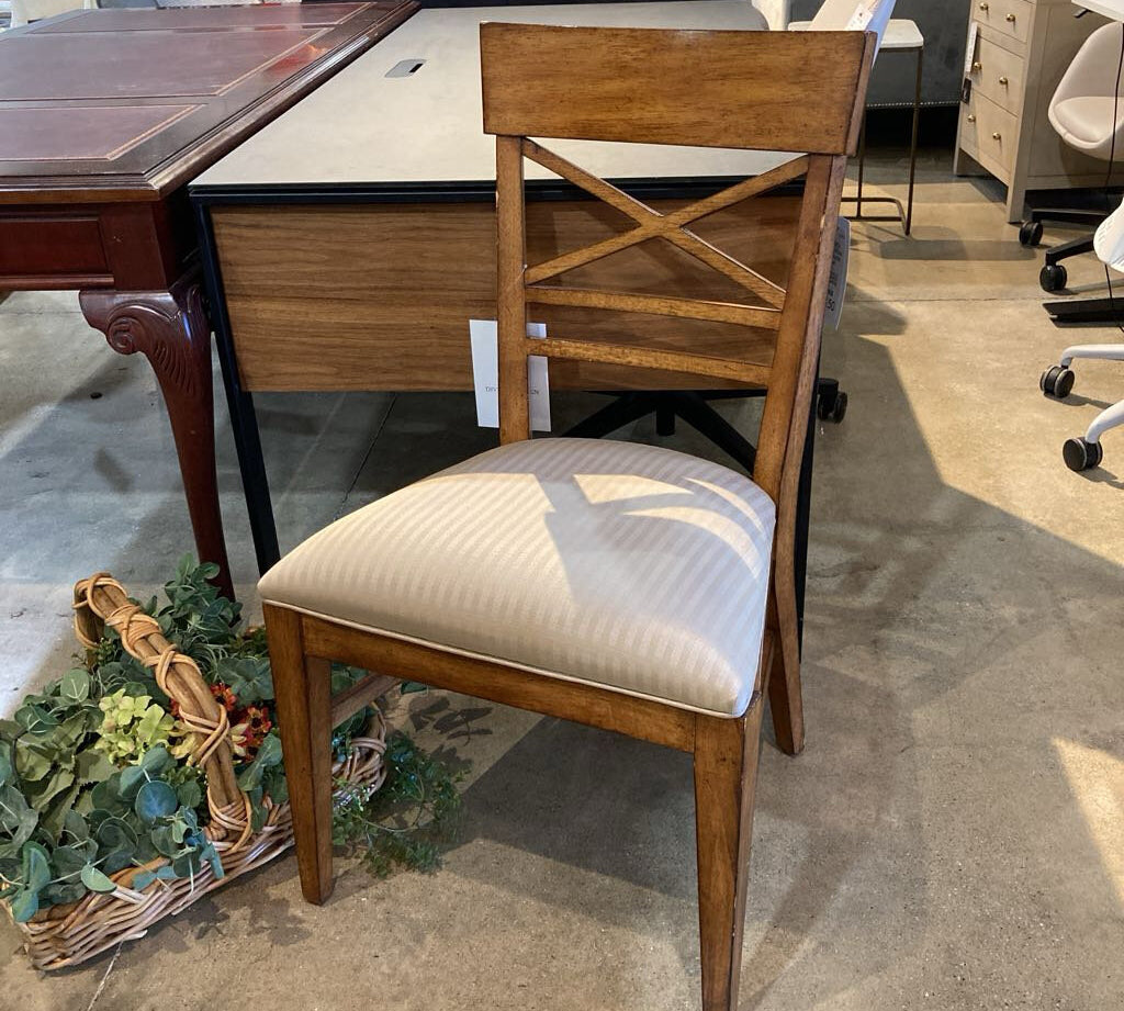 Ethan Allen X-Back Occasional Chair DINING CHAIRS 21w18d36hX