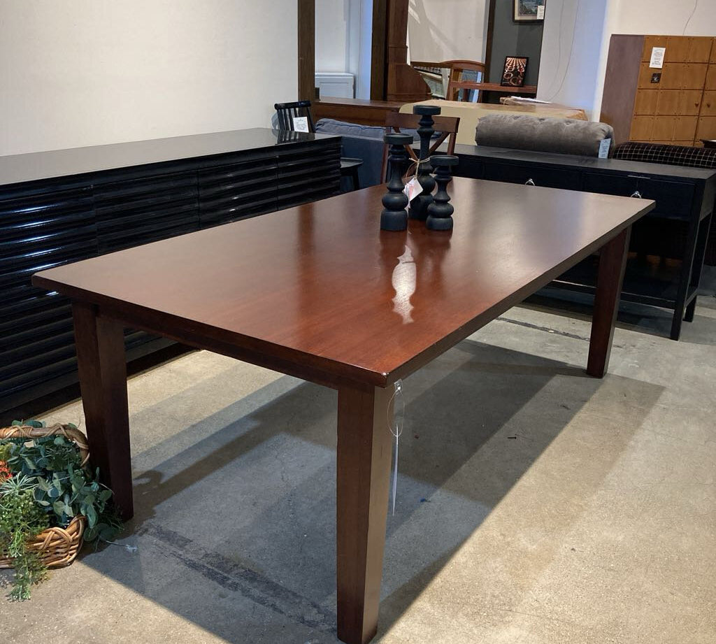 Pier 1 Rectangular Solid Cherry DINING TABLE 84w42d30h