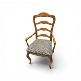 Ethan Allen French Country Ladder Back Captain DINING CHAIRS 24w19d41h