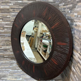 Howard Elliott Collection Round Textured Mirror MIRRORS 30d