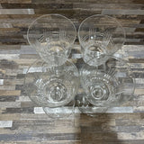 4pc Set Glass Water Goblets ACCESSORIES 3.5d6h