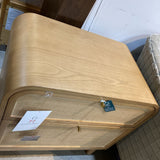 Lulu and Georgia Suzette 2-Drawer NIGHTSTAND Natural Oak 28w17d27.5h