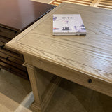 Restoration Hardware St. James 4-Drawer DESKS Antiqued Grey Oak 55.5w30d31h