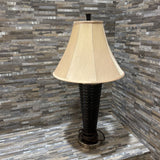 Coiled Base w/ Classic Empire Shade TABLE LAMP 16d30h
