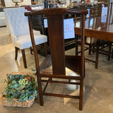 Baker Furniture Mahogany Asian Style DINING CHAIRS 19w19d40h