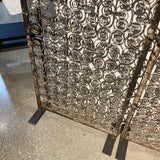 2pc Architectural Salvage Spanish Revival Cast Iron Gate FURNITURE 54Wx78H combined measurement