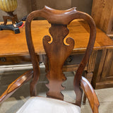 Splat Back Queen Anne Style Captain DINING CHAIRS 22w20d42h