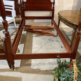 Four Poster Traditional Twin On Casters BEDS 41w80d70h