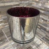 Metallic Glass Planter ACCESSORIES 6Wx6H
