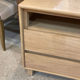Halmstad 2-Drawer NIGHTSTAND Blonde Oak 24w18d24h