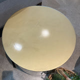 Ervin Round Metal SIDE TABLE Gold 18d16h