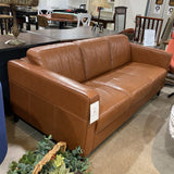 Divani Chateau d'ax 3-Seat Leather Track Arm SOFA 80w39d33h
