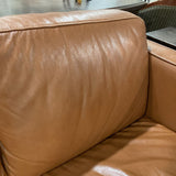 Divani Chateau d'ax 3-Seat Leather Track Arm SOFA 80w39d33h