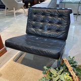 Barcelona Chair LOUNGE CHAIRS Black 31w33d29h