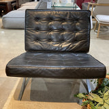 Barcelona Chair LOUNGE CHAIRS Black 31w33d29h