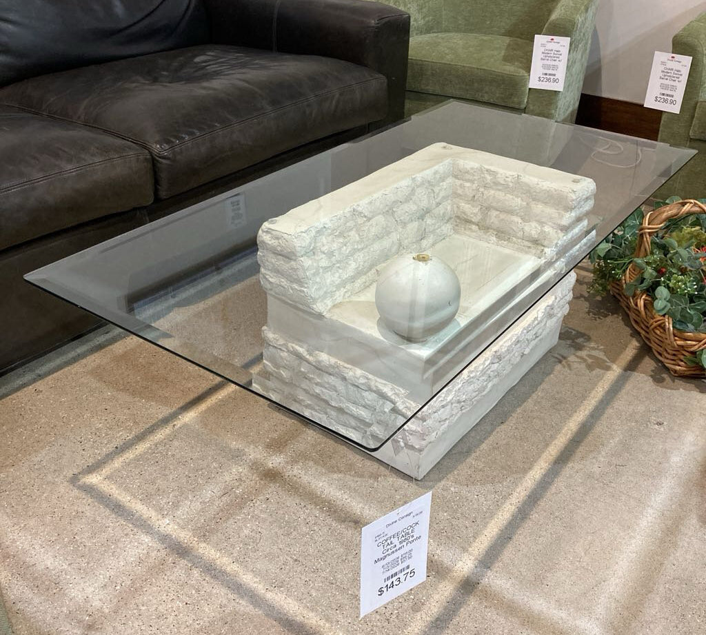 Circa 1980's Magnussen Ponte Tessellated Mactan Resin COFFEE/COCKTAIL TABLE 48w24d16h