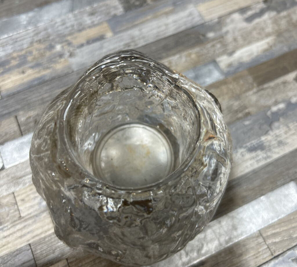 Kosta Boda Medium Clear Crystal Votive ACCESSORIES 4d2.5h