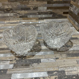 2pc Set Lismore Scalloped Edge Bowl GIFT 4.5d3h