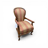 Walter E. Smithe Louis XV Style Padded Armchair CHAIR 26w28d42h