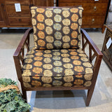 Walter E. Smithe Patterned Armchair CHAIR 27w27d34h