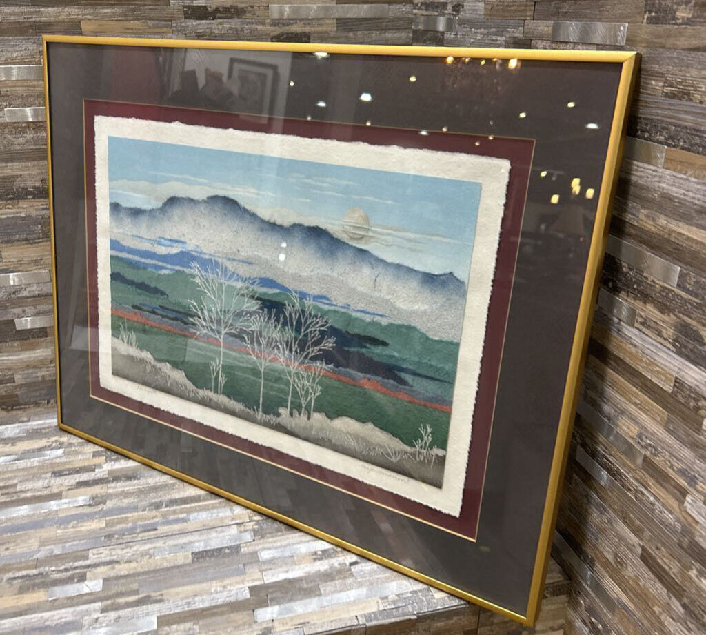 Framed Serene Landscape ART WORK 24x18