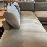 West Elm Haven Two-Piece SECTIONAL Gray 108w88d24h