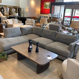 West Elm Haven Two-Piece SECTIONAL Gray 108w88d24h