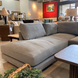 West Elm Haven Two-Piece SECTIONAL Gray 108w88d24h