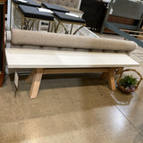 Composite & Eucalyptus Bench OUTDOOR 74w14d18h