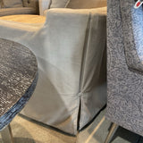 Caracole Skirted Fabric 3-Seat SOFA 86w40d31h