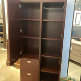 Bernhardt Laminate Office Wardrobe w/ Lockable Files CABINET 36Wx19Dx75H