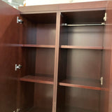 Bernhardt Laminate Office Wardrobe w/ Lockable Files CABINET 36Wx19Dx75H