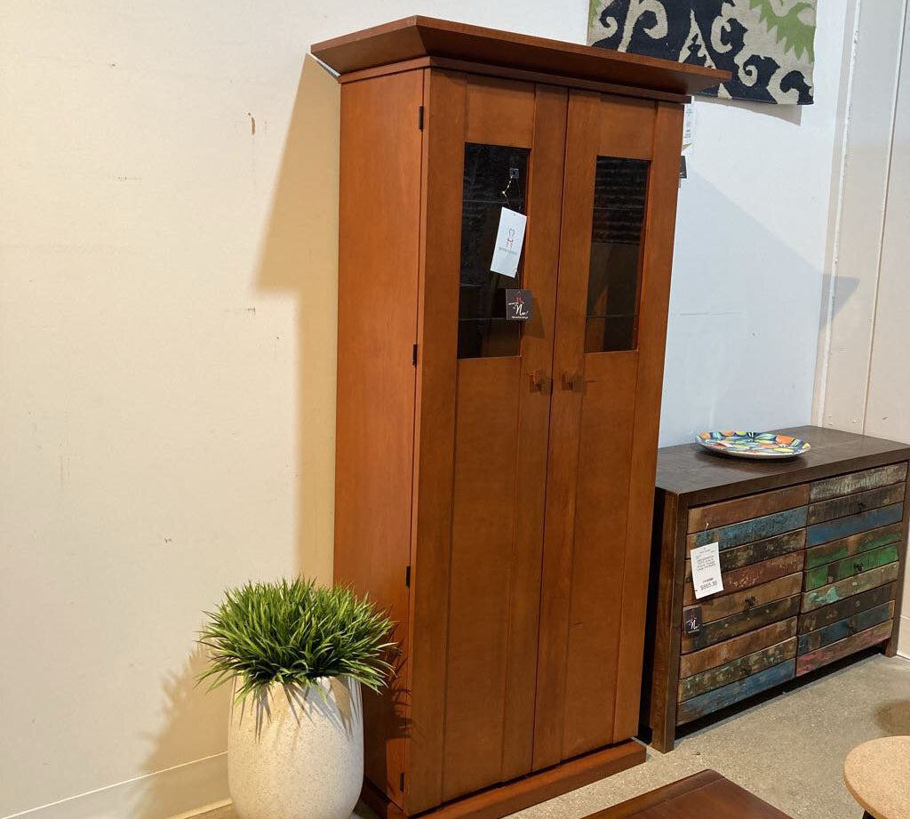Redwood Wine Chest FURNITURE 39w20d78.5h