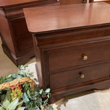 Traditional French 3-Drawer NIGHTSTAND 27w17d26h