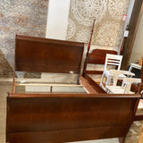 Traditional French Queen Sleigh Bed BEDS 62w88d45h