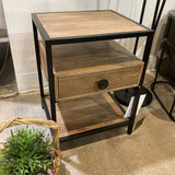 Villa2 Serban Weathered 1-Drawer NIGHTSTAND 18w16d24h