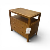 Celine 2-Drawer NIGHTSTAND Honey/Gold 28w17d27h