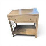 Celine 1-Drawer NIGHTSTAND Light Ash/Gold 30w19d30h