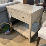 Celine 1-Drawer NIGHTSTAND Light Ash/Gold 30w19d30h