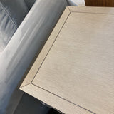 Celine 1-Drawer NIGHTSTAND Light Ash/Gold 30w19d30h