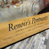Renoir's Portraits Chicago Exhibiton Poster ART WORK 24x23