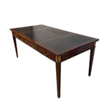 Councill Executive Leather Inlay 3-Drawer DESKS 72w36d30.5h