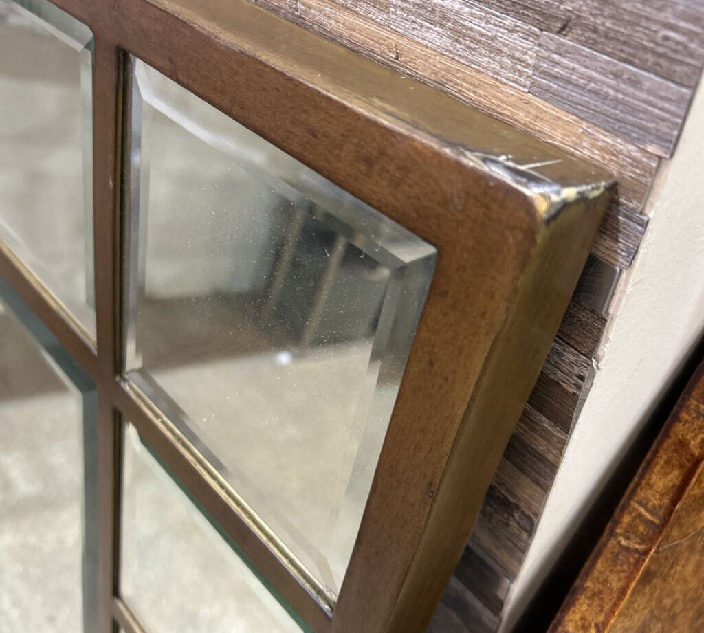 Square Angled Tile Pattern Mirror MIRRORS 44x44