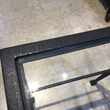 Pottery Barn Tanner Rectangular Nesting Tables END/SIDE TABLE Blackened Bronze 13w13d22.5h