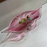 Murano Glass Bowl w/ Art Glass Candies GIFT 19W8Dx6H