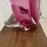Murano Barbini Art Glass Duck ACCESSORIES Pink 7Wx14H