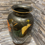 Hand Painted Chinese Vase ACCESSORIES 10Wx18H